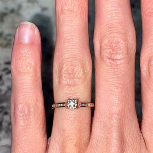 Rose Gold Promise Ring